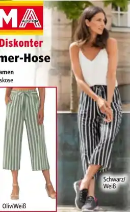 Norma Elle Nor Damen Sommer-Hose Crepe Angebot