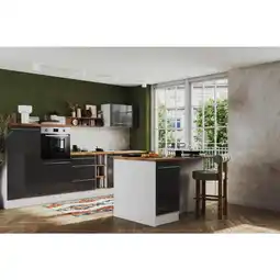 Möbelix Einbauküche Küchenblock Möbelix Gabriel Inselküche 320 cm Angebot