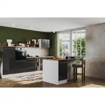 Möbelix Einbauküche Küchenblock Möbelix Gabriel Inselküche 320 cm Angebot