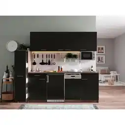 Möbelix Einbauküche Küchenblock Möbelix Oliver Singleküche 225 cm Angebot