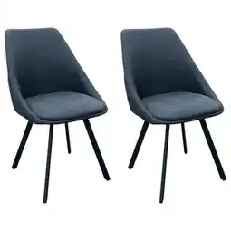 Möbelix Esszimmerstuhl Jasper Anthrazit, Schwarz 2er Set Angebot