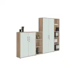 Möbelix Office Edition B: 257 Cm Sonoma Eiche/weiß Angebot