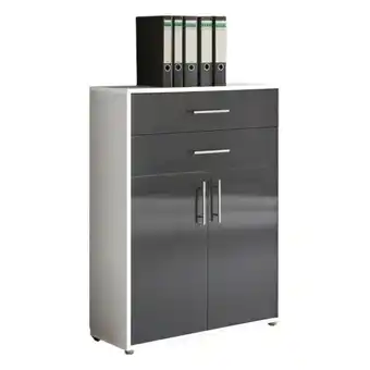 Möbelix Office Edition B: 84,5 Cm Weiß/anthrazit Angebot