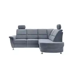 Möbelix Ecksofa mit Relaxfunktion Parole Hellblau Chenille Angebot