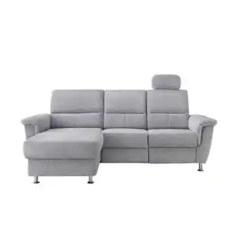 Möbelix Ecksofa mit Stauraum Parole Silberfarben Chenille Angebot