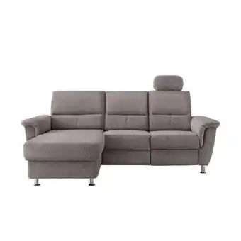 Möbelix Ecksofa mit Stauraum Parole Graubraun Chenille Angebot
