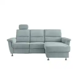 Möbelix Ecksofa mit Stauraum Parole Blau Chenille Angebot