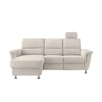 Möbelix Ecksofa mit Stauraum Parole Beige Chenille Angebot