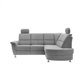 Möbelix Ecksofa mit Stauraum Parole Silberfarben Chenille Angebot