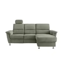 Möbelix Ecksofa mit Stauraum Parole Grün Chenille Angebot