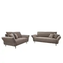 Möbelix Sitzgarnitur Vanilla 2--Teilig. Graubraun Angebot