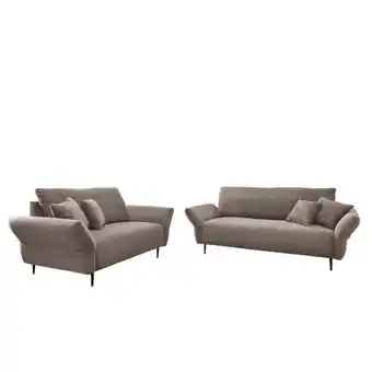 Möbelix Sitzgarnitur Vanilla 2--Teilig. Graubraun Angebot
