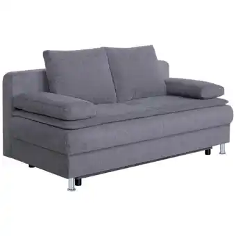 Möbelix Schlafsofa mit Bettkasten Ken Graubraun Angebot