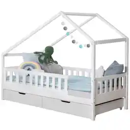 Möbelix Hausbett Lou Bettschublade Weiß B: 120 Cm Angebot