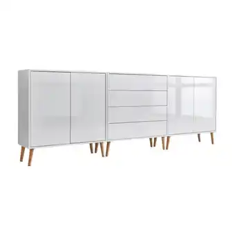 Möbelix Sideboard Mailand 5 B: 237 Cm Weiß Angebot