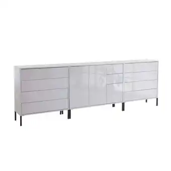 Möbelix Sideboard Mailand 8 B: 263,5 Cm Weiß Angebot