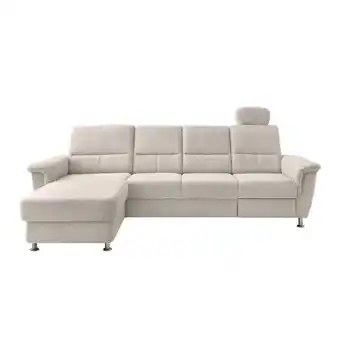 Möbelix Ecksofa mit Relaxfunktion Parole Beige Chenille Angebot