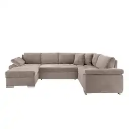 Möbelix Wohnlandschaft Mit Bettkasten Terana Beige Mikrofaser Angebot