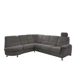 Möbelix Ecksofa mit Relaxfunktion Parole Graubraun Chenille Angebot