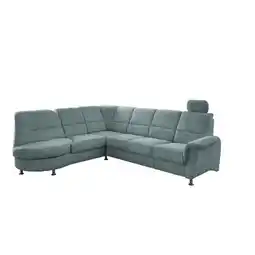 Möbelix Ecksofa mit Relaxfunktion Parole Blau Chenille Angebot