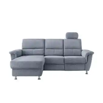 Möbelix Ecksofa mit Relaxfunktion Parole Hellblau Chenille Angebot