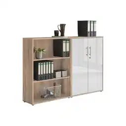 Möbelix Office Edition B: 168,8 Cm Sonoma Eiche/weiß Angebot