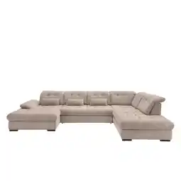 Möbelix Wohnlandschaft Mit Bettkasten Rigatti Beige B: 387 Cm Angebot