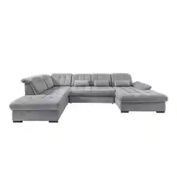 Möbelix Wohnlandschaft Mit Bettkasten Rigatti Silberfarben B: 387 Cm Angebot