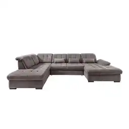 Möbelix Wohnlandschaft Mit Bettkasten Rigatti Graubraun B: 387 Cm Angebot