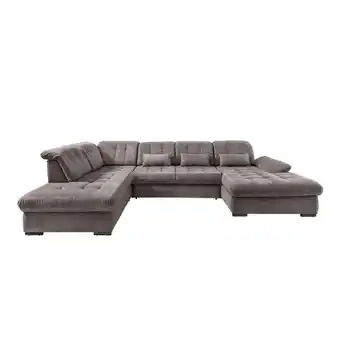 Möbelix Wohnlandschaft Mit Bettkasten Rigatti Graubraun B: 387 Cm Angebot