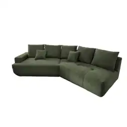 Möbelix Big Sofa Fertilia Bouclé Dunkelgrün, B: 323 Cm Angebot