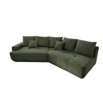Möbelix Big Sofa Fertilia Bouclé Dunkelgrün, B: 323 Cm Angebot