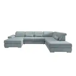 Möbelix Wohnlandschaft Milian Mintgrün, U: 186x375x250 Cm Angebot