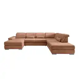 Möbelix Wohnlandschaft Milian Koralle, U: 186x375x250 Cm Angebot
