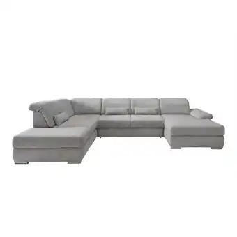 Möbelix Wohnlandschaft Milian Silberfarben,u: 250x375x186 Cm Angebot