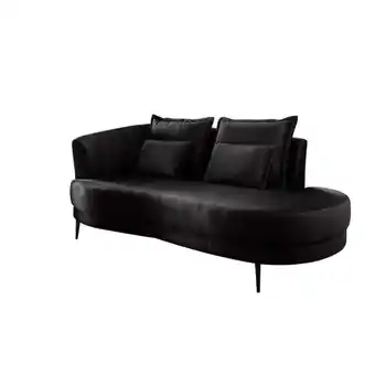Möbelix Ottomane Pistaccio Anthrazit Velours, Rücken Echt B: 211 Cm Angebot