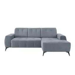 Möbelix Ecksofa Mit Usb Anschluss Sano, Hellblau, S: 258x180 Cm Angebot