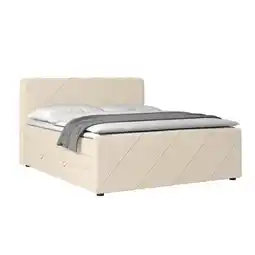 Möbelix Boxspringbett Cordoba Weiß inkl.bettkasten, L: 180 cm Angebot