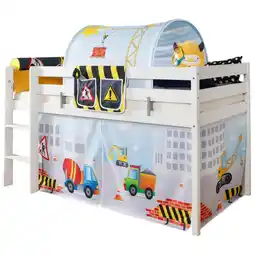Möbelix Hochbett Malte Weiß Inkl. Rollrost, Tunnel, 90x200 Cm Angebot