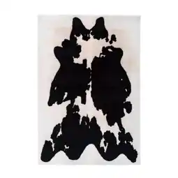 Möbelix Hochflorteppich Rabbit Animal Schwarz/Weiß, 120x160 cm Angebot