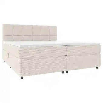 Möbelix Boxspringbett mit Topper Garda 140x200 cm Creme Angebot