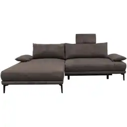 Möbelix Ecksofa mit Bettkasten Lagacy 192x260 cm Webstoff Graubraun Angebot