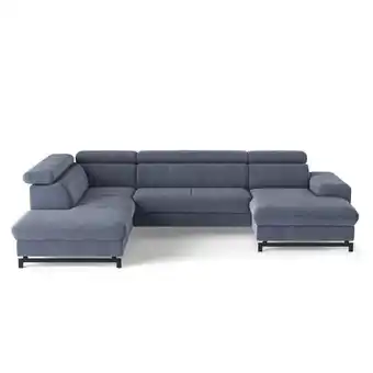 Möbelix Wohnlandschaft Mit Bettkasten Emma Blau Angebot