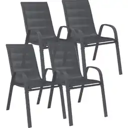 Möbelix Gartensessel Paula 4er Set Metall/textil Angebot