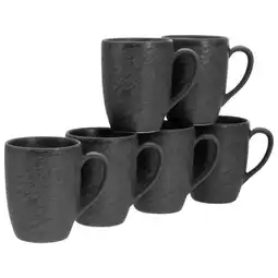 Möbelix Kaffeebecher Steinzeug 300 Ml 6 Stk. Schwarz Rondo Angebot