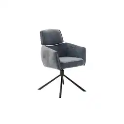 Möbelix Armlehnstuhl Quebec Chenille Anthrazit 360° Drehb Angebot