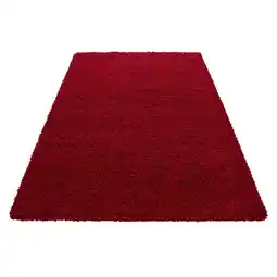 Möbelix Hochflor Teppich Rot Life 120x170 Cm Angebot