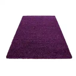 Möbelix Hochflor Teppich Lila Life 80x250 Cm Angebot