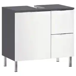 Möbelix Waschbeckenunterschrank Gw-Mauresa B 60cm Weiß/Graphit Angebot