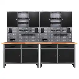 Möbelix Werkbank-set Werner B: 240 Cm Anthrazit/grau Angebot